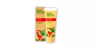 Pasta dental infantil niños, natural  Ecodenta , frutilla – zanahoria