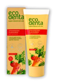 Pasta de dientes infantil con sabor a fresa y extracto de zanahoria, 75 ml